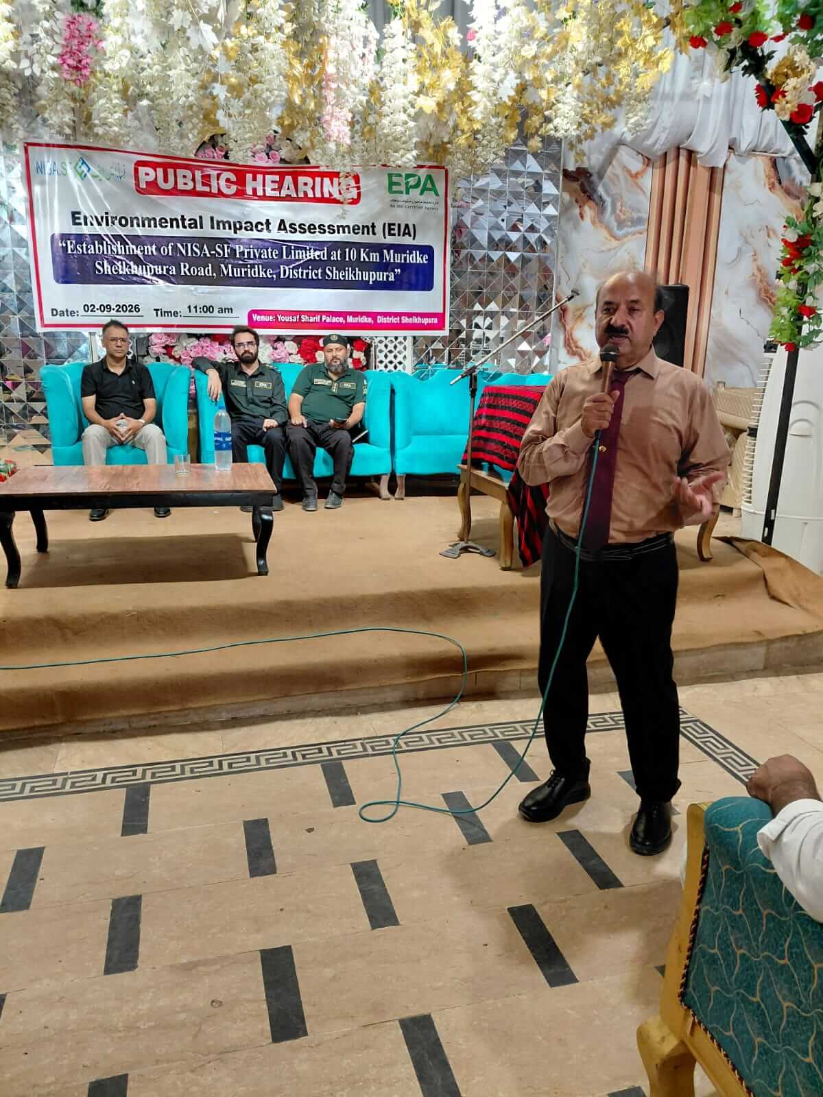 A Public Hearing managed by SEAP Consultants Pvt Ltd in Muridke
