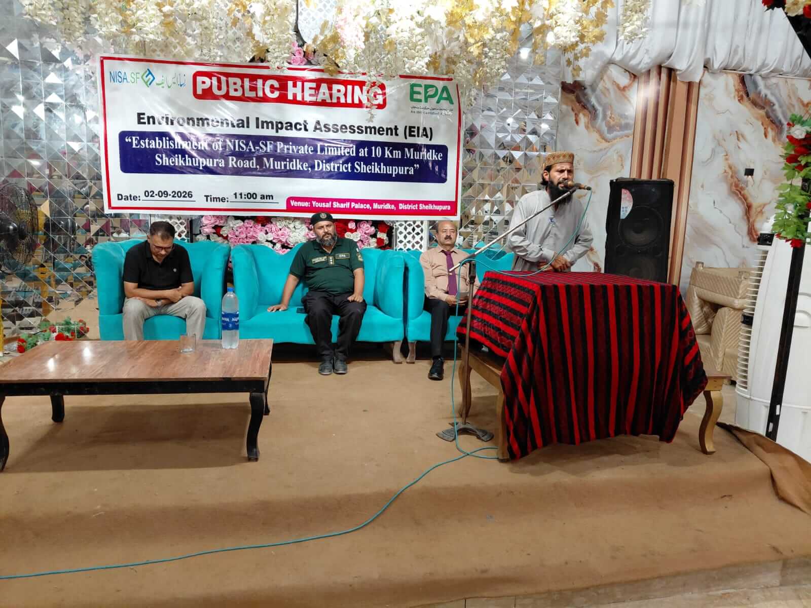 A Public Hearing managed by SEAP Consultants Pvt Ltd in Muridke